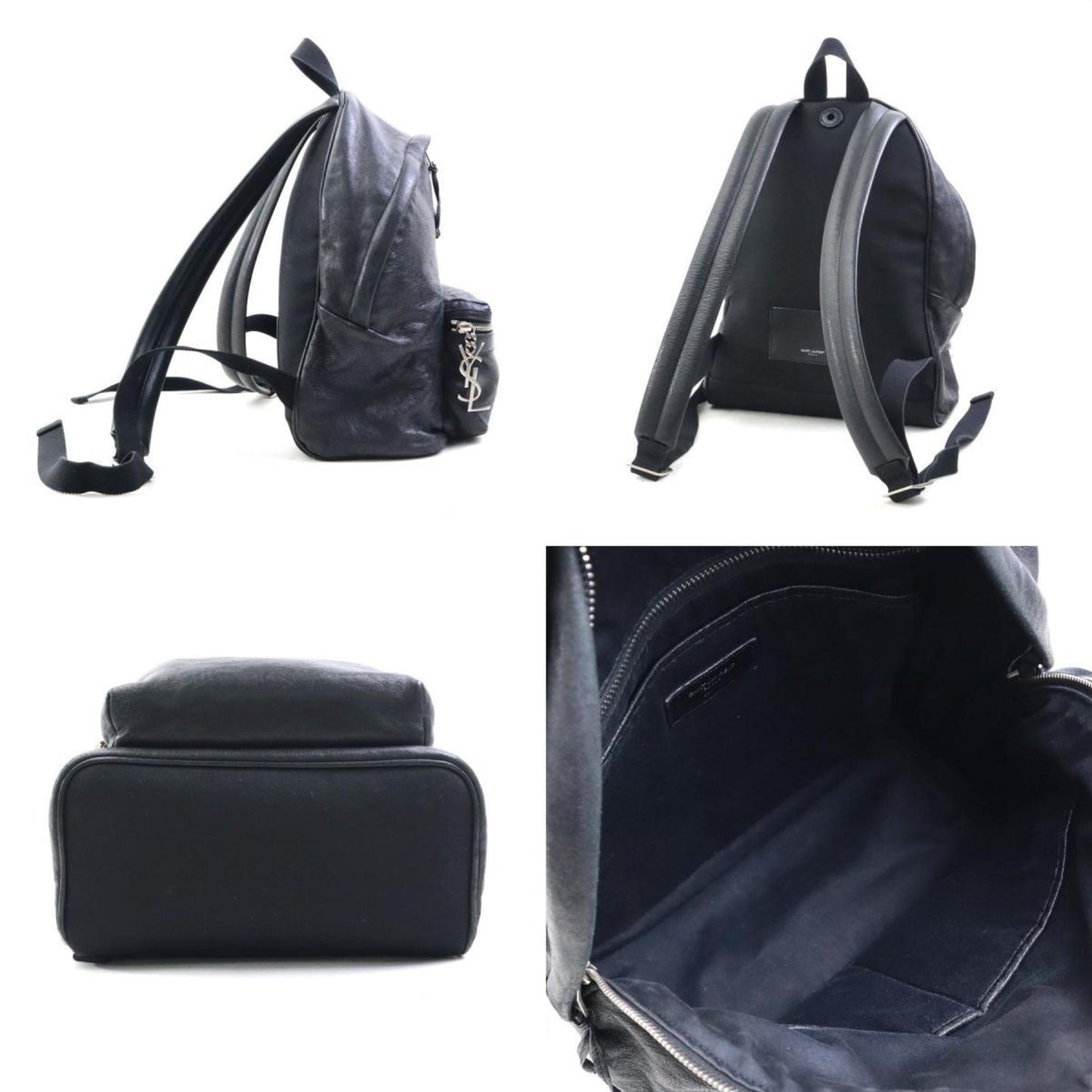 Yves Saint Laurent Saint Laurent Backpack Leather Black