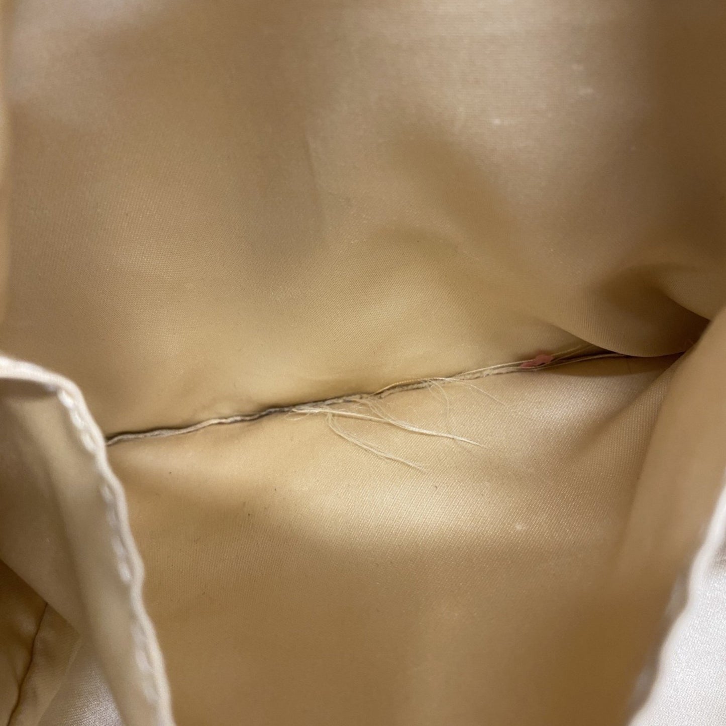 Chanel Shoulder Bag Chain Leather White 2-Way