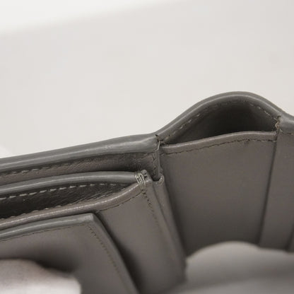 Celine Wallet Strap Leather Grey