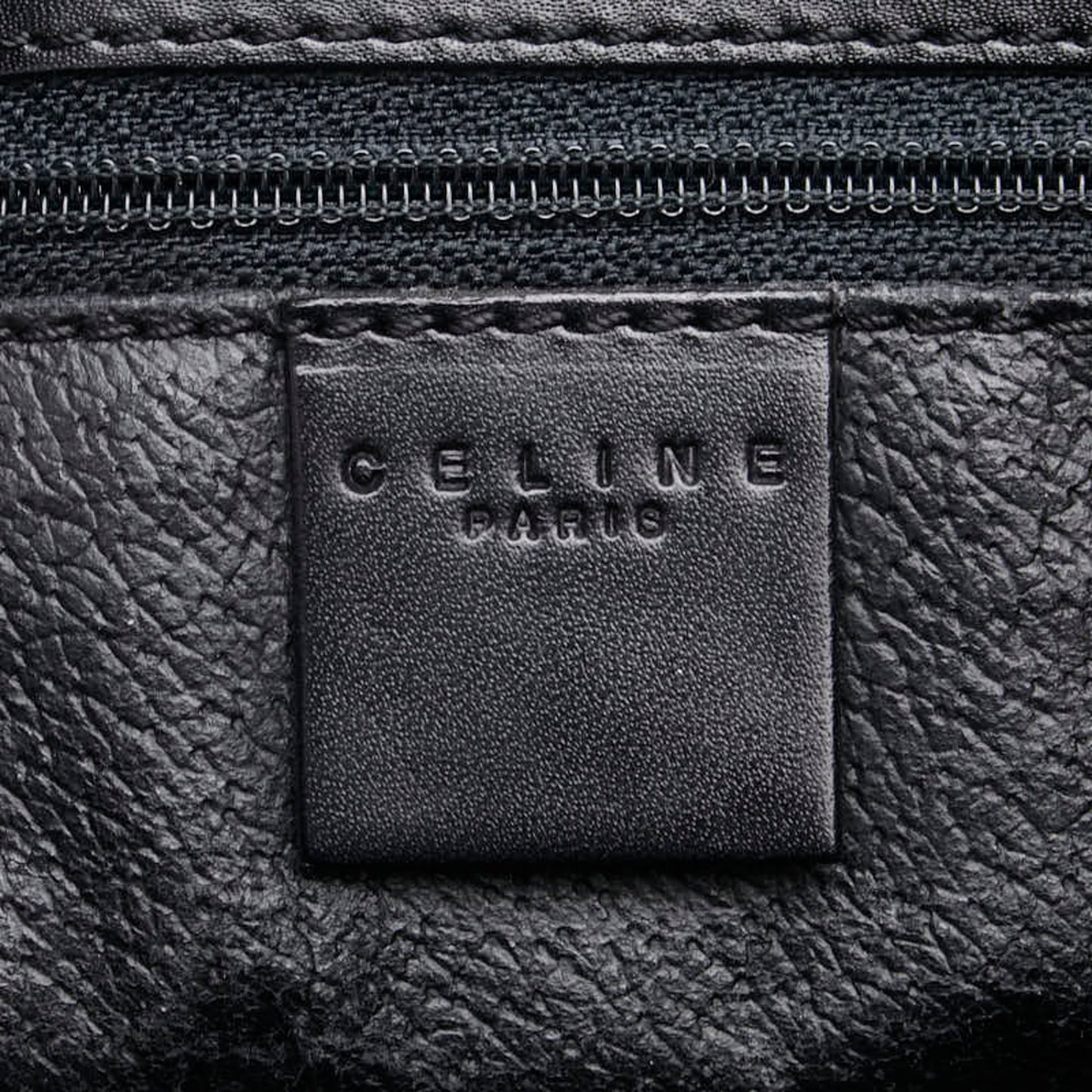Celine Macadam Handbag In Black