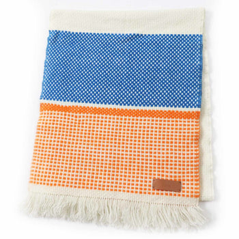 Hermes 100% Cashmere And Lamb Leather Scarf With Tag Fringe