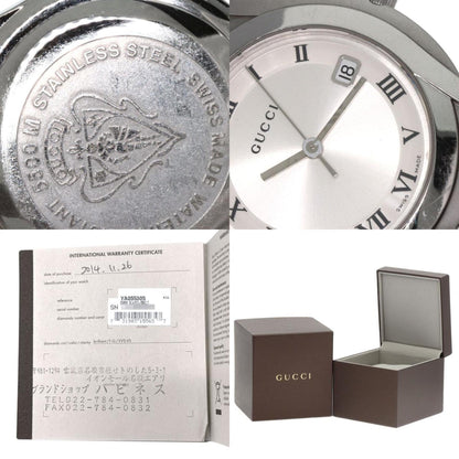 Gucci 5500M Watch Stainless Steel Ss