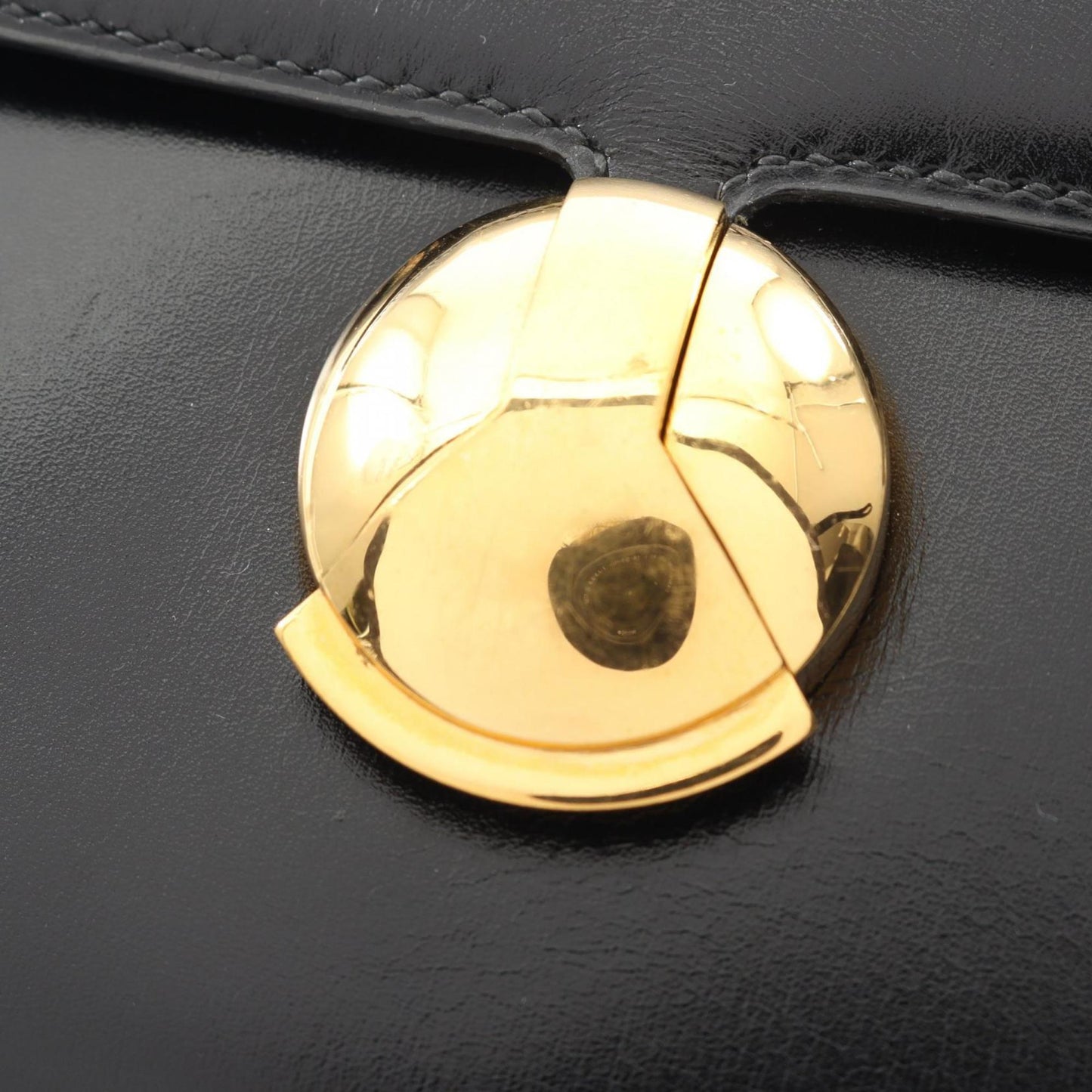 Hermes Shoulder Bag In Box Calf Leather