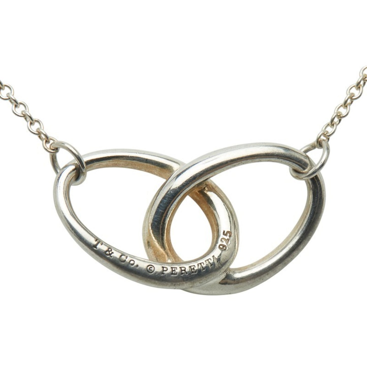 Tiffany & Co. Double Loop Necklace In 925 Sterling Silver