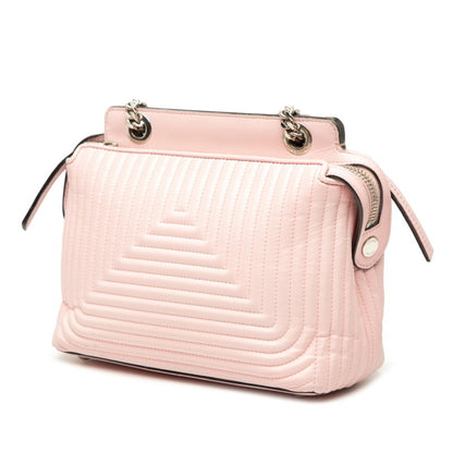 Fendi.Com Click Chain Shoulder Bag 8Bn299 Pink Leather