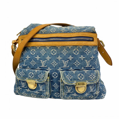 Louis Vuitton Monogram Denim Baggy Gm M95048 Blue