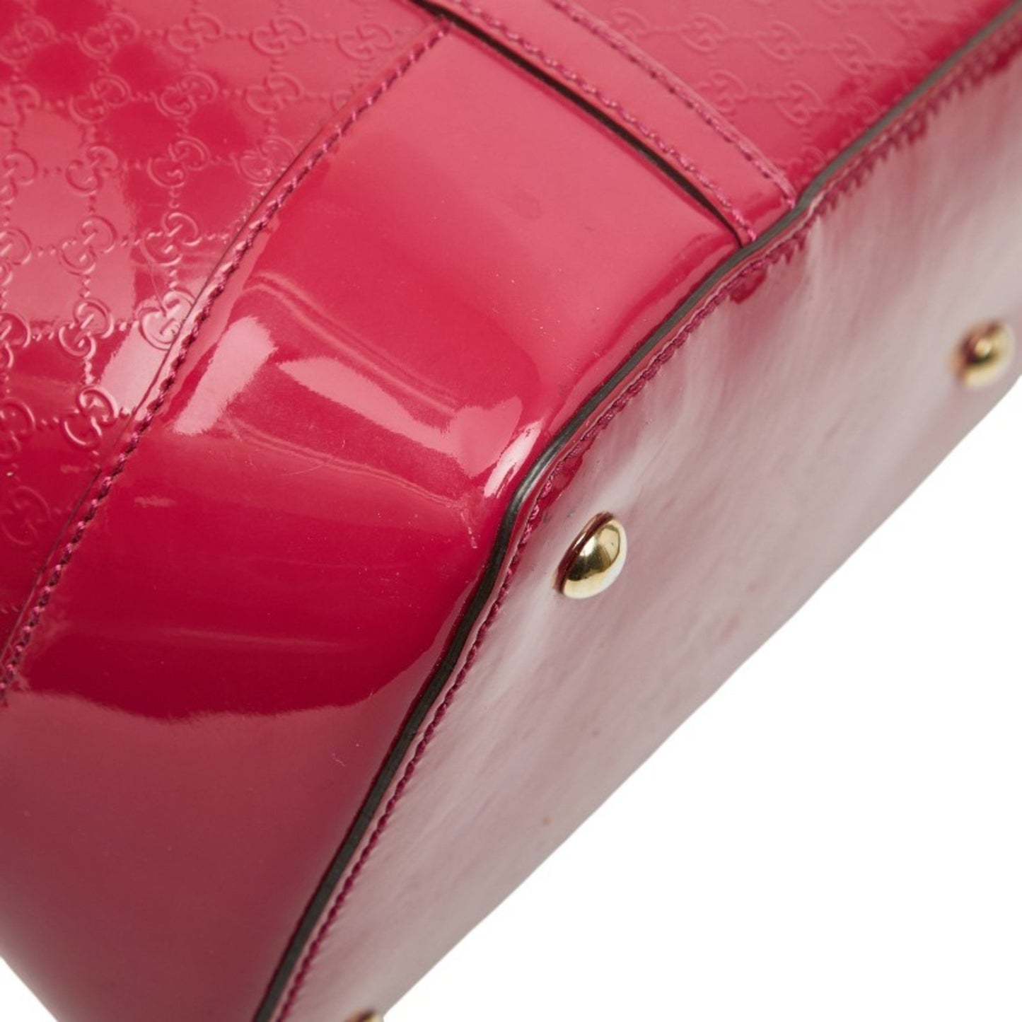 Gucci Micro Guccissima Handbag 309614 Pink Enamel