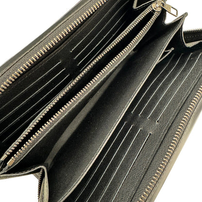 Louis Vuitton Zippy Xl M61698 Ca0270 Monogram Eclipse Round Long Wallet In Black