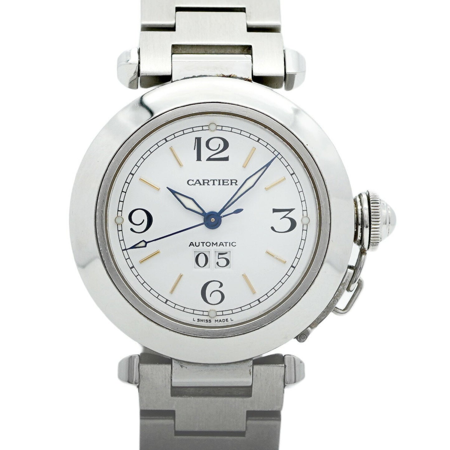 Cartier Pasha C W31044M7 White Dial