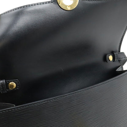Louis Vuitton Epi Arches Shoulder Bag/Pochette/Clutch Bag In Noir Black