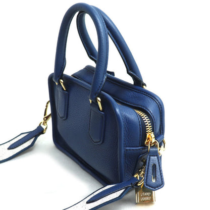 Miumiu Miu 2-Way Shoulder Bag Blue 5Bb123 2F57 F0016