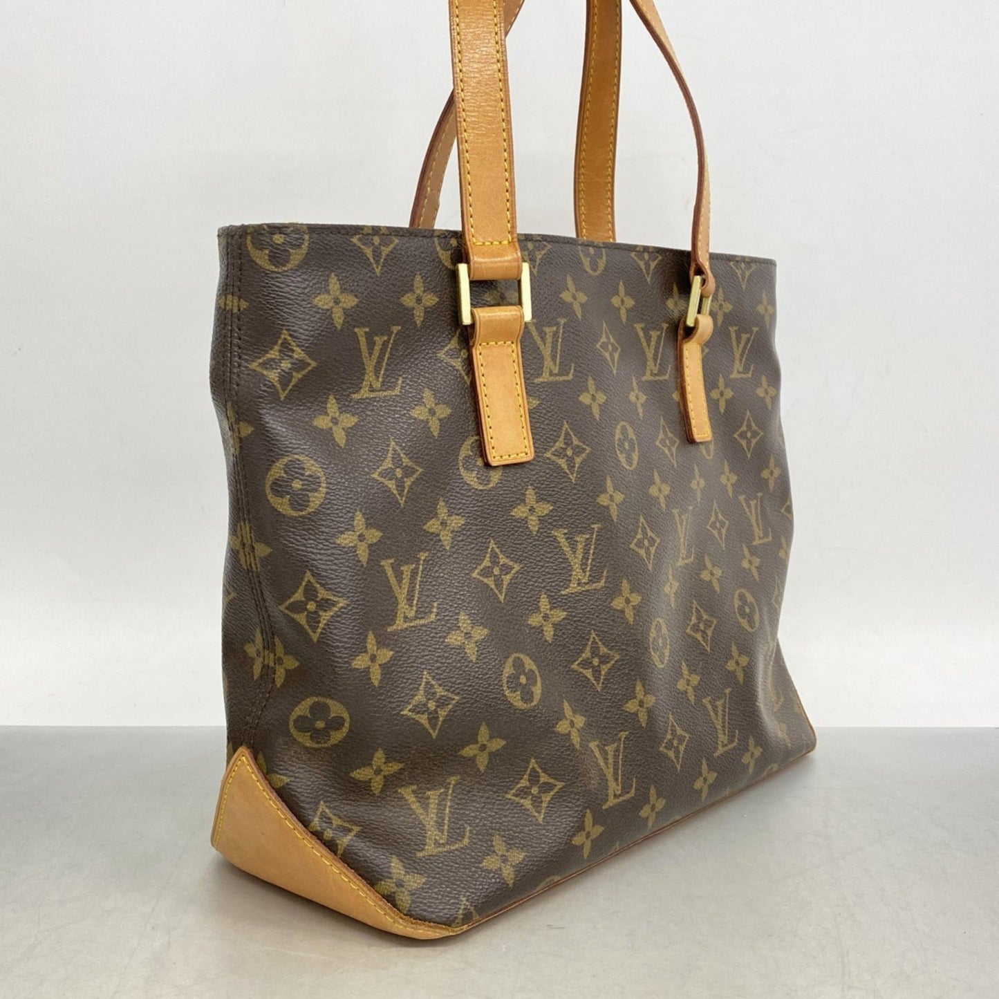 Louis Vuitton Monogram Cabas Piano Tote Bag M51148 Brown