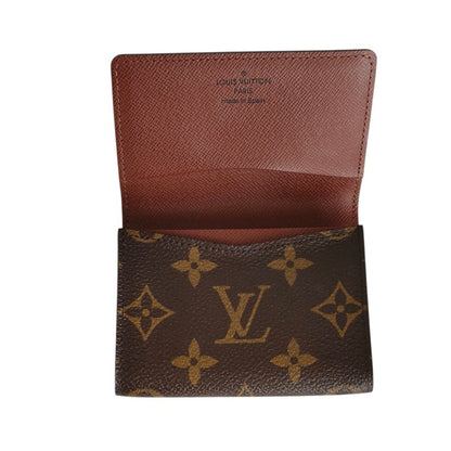 Louis Vuitton Envelope Carte De Visite Monogram Business Card Case M62920 Brown