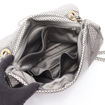 Chanel 2.55 Punched Leather Shoulder Bag