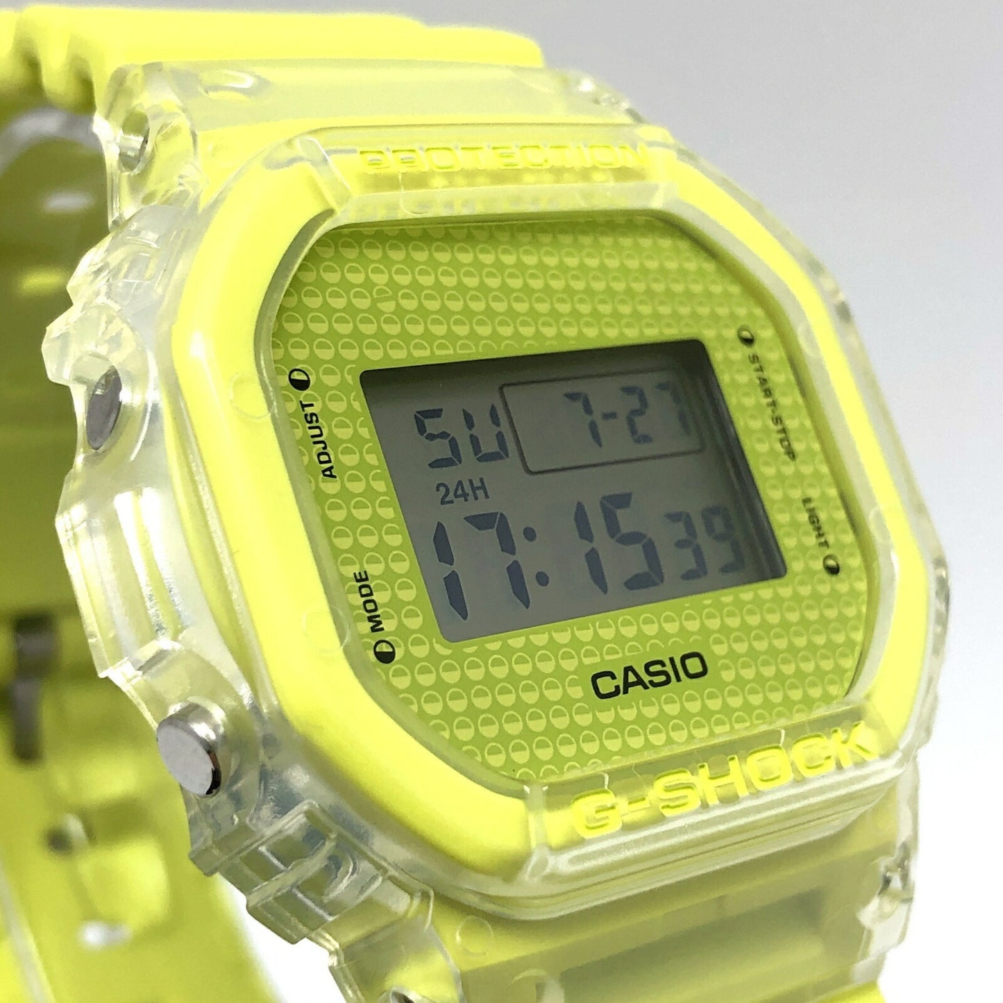 G-Shock Casio Dw-5600Gl-9 Lucky Drop Series Capsule Toy Watch With Skeleton Bezel