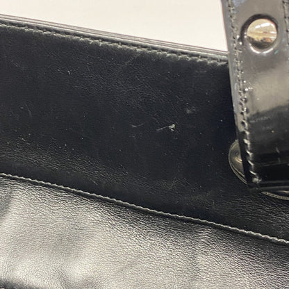 Chanel Paris-Biarritz Tote Bag In Black Patent Leather