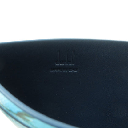 Unused Dunhill Aquarium Slip Du19R230Cac430 Leather Blue Card Case/Business Holder 0689 Dunhill