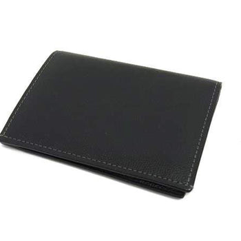 Cartier Santos Card Case - Black Leather