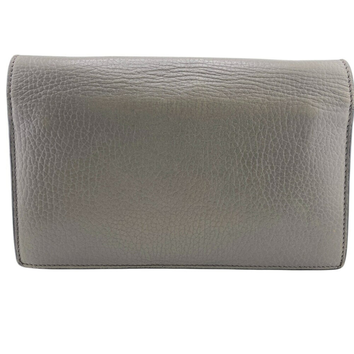 Gucci 510314 Chain Wallet Shoulder Bag Gray