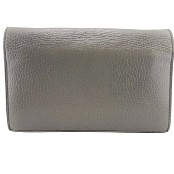 Gucci 510314 Chain Wallet Shoulder Bag Gray