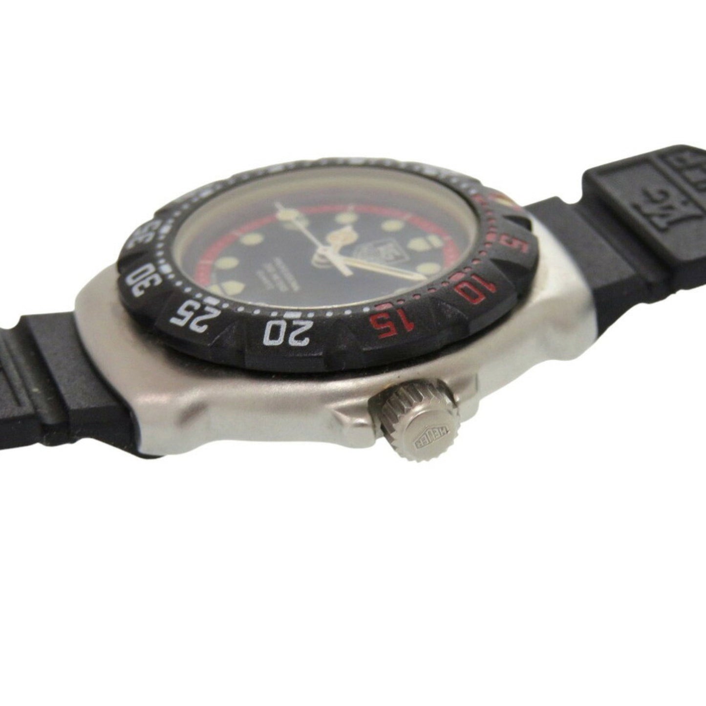 Tag Heuer Formula 1 374.508 Stainless Steel Rubber Black Quartz Watch