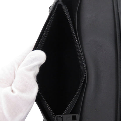 Louis Vuitton Portefeuille Brazza Nm Lv Aerogram Leather Black Long Wallet