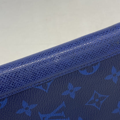 Louis Vuitton Taiga Rama Zippy Wallet Vertical M30447 Cobalt