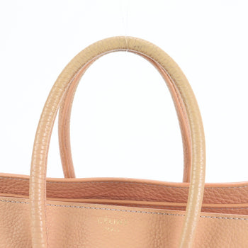 Celine Luggage Micro Shopper Leather Tote Bag