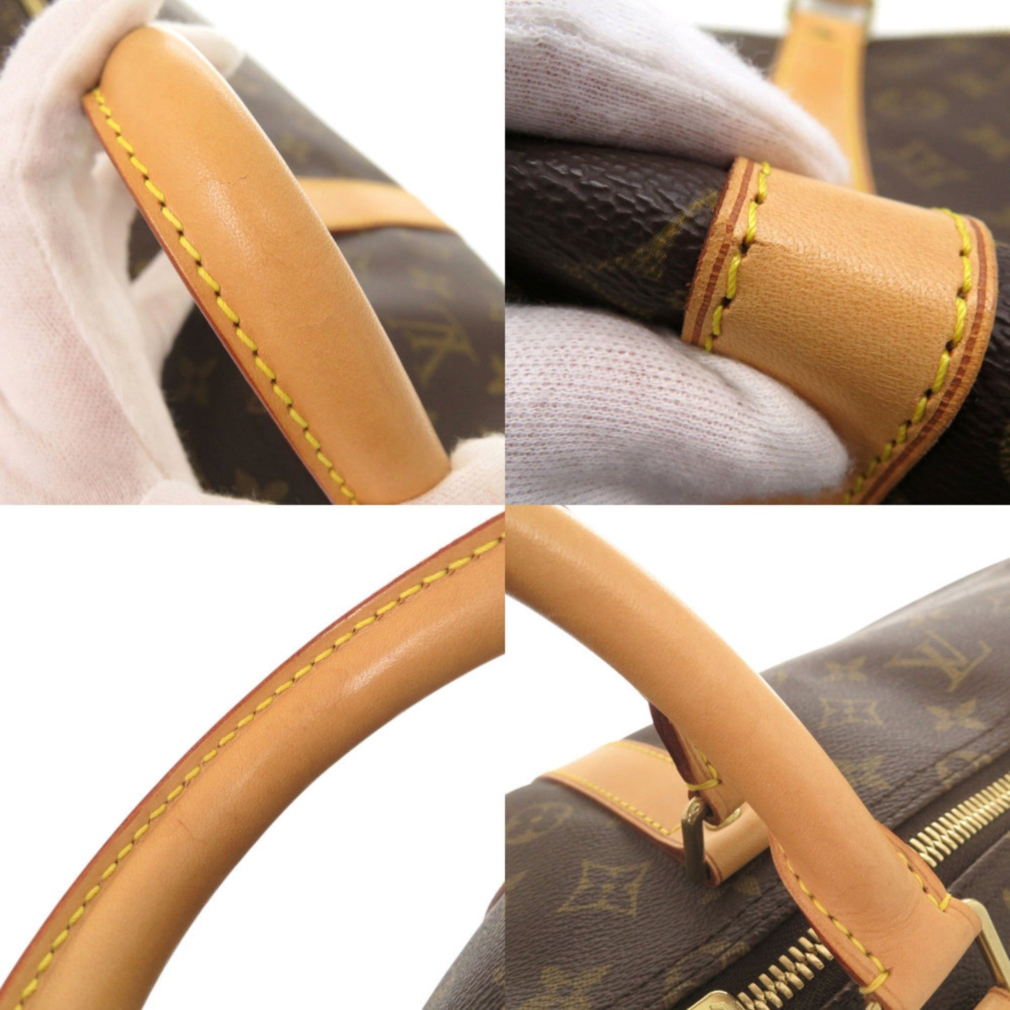 Louis Vuitton Keepall 55 Monogram M41424 Brown Boston Bag 0534 Louis Vuitton