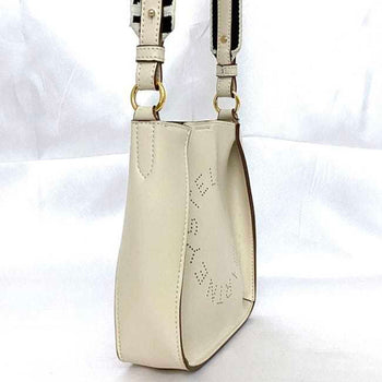 Stella Mccartney Shoulder Bag Cream White 700084 W8542 Ec-19939 Leather Canvas Stella Mccartney