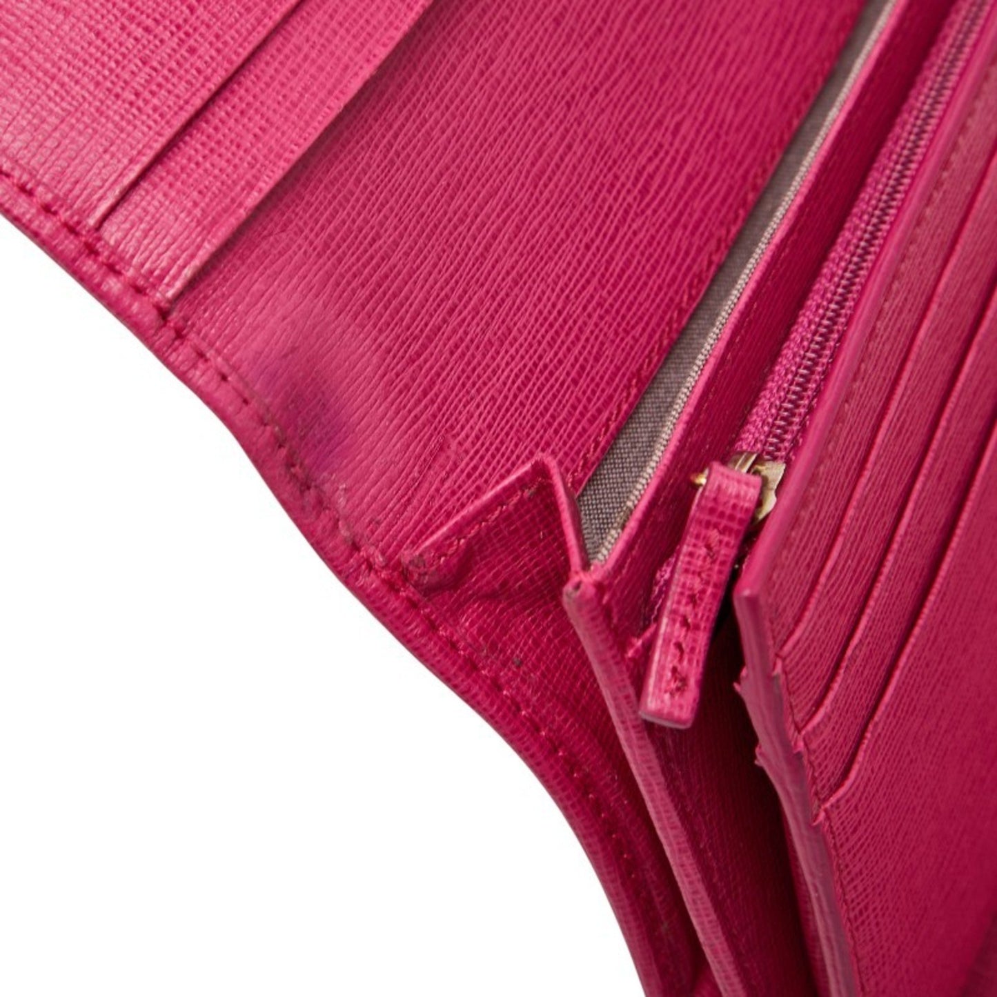 Fendi Zucca Long Wallet 8M0297 Brown Pink