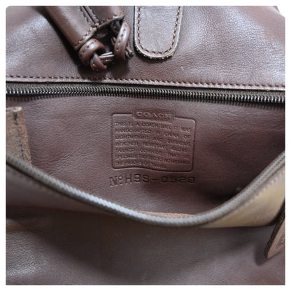 Coach Backpack Leather Brown Rucksack