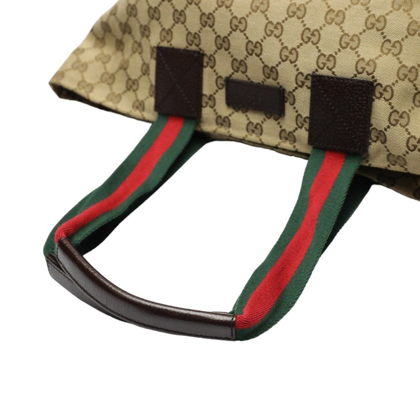 Gucci Tote Bag Handbag Gg Canvas 131230 Beige