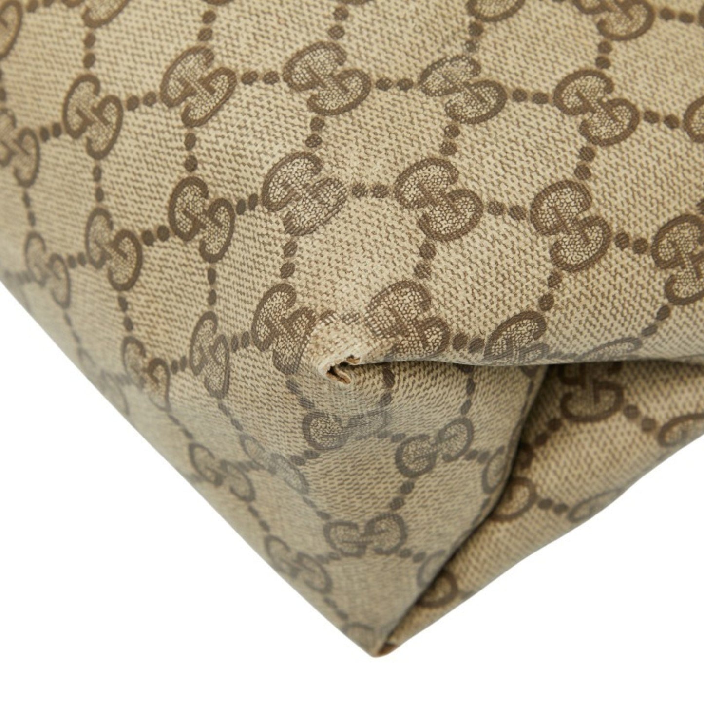 Gucci Gg Supreme Tote Bag 3902061 Brown Leather
