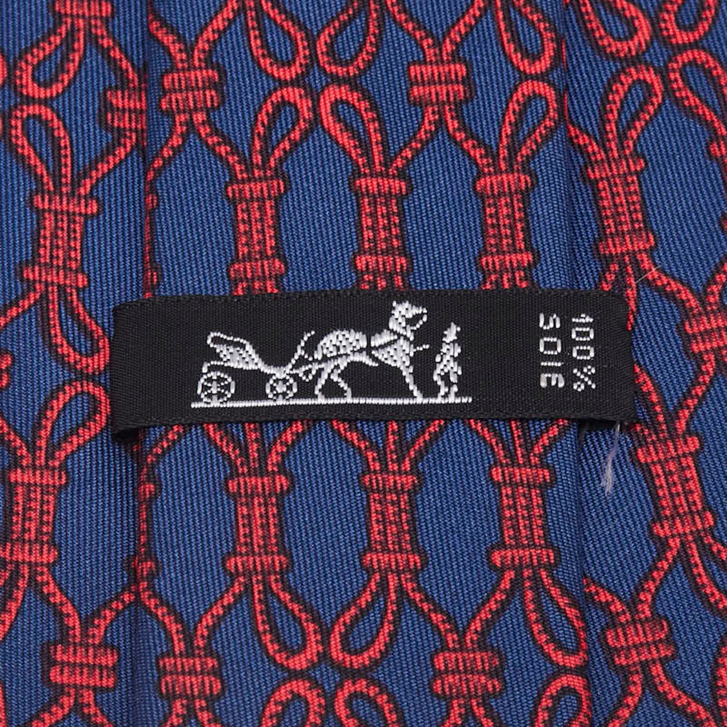 Hermes Rope Motif Tie