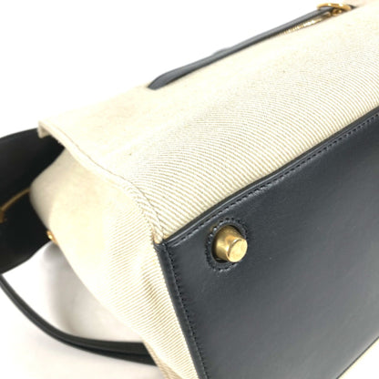 Celine Bag Shawl Tote Bag Shoulder Bag Ivorybased Black