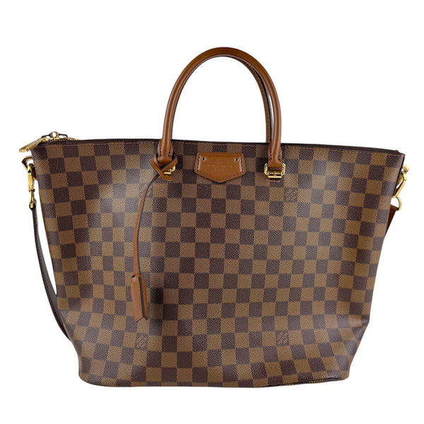 Louis Vuitton Damier Belmont Handbag Shoulder Bag In Brown And Gold