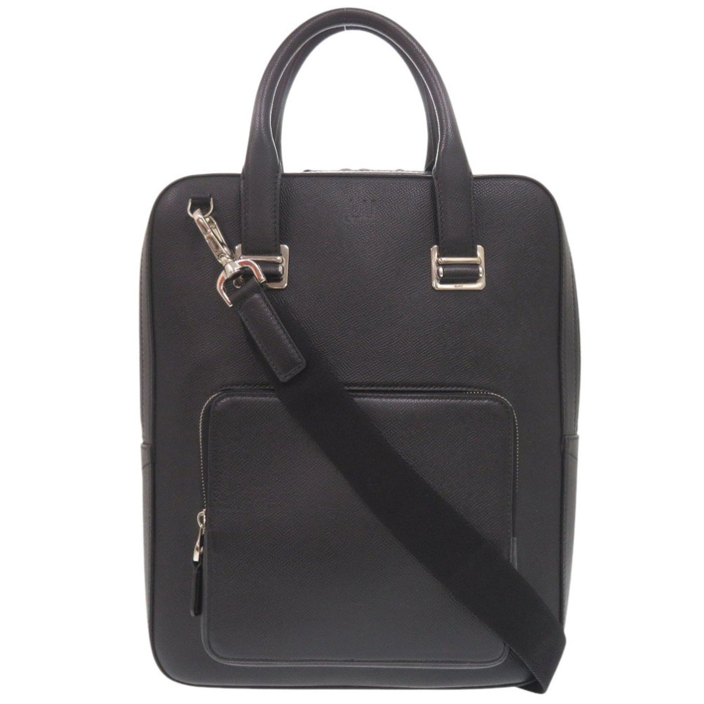 Dunhill 2-Way Leather Black Shoulder Bag/Business Bag