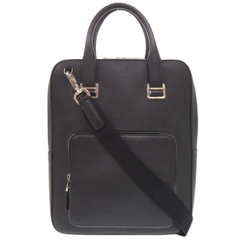 Dunhill 2-Way Leather Black Shoulder Bag/Business Bag