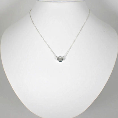 Tiffany Tiffany 925 Bean Pendant Necklace J5-7