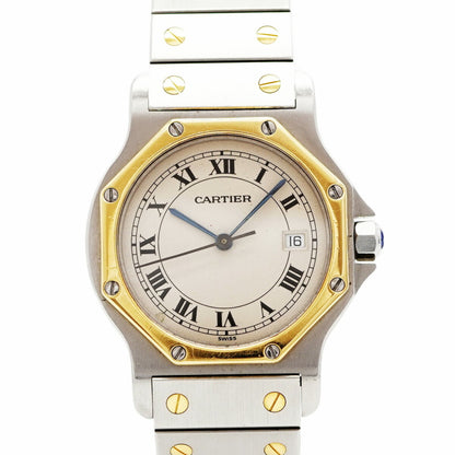 Cartier Santos Octagon W2001583 Ivory Dial