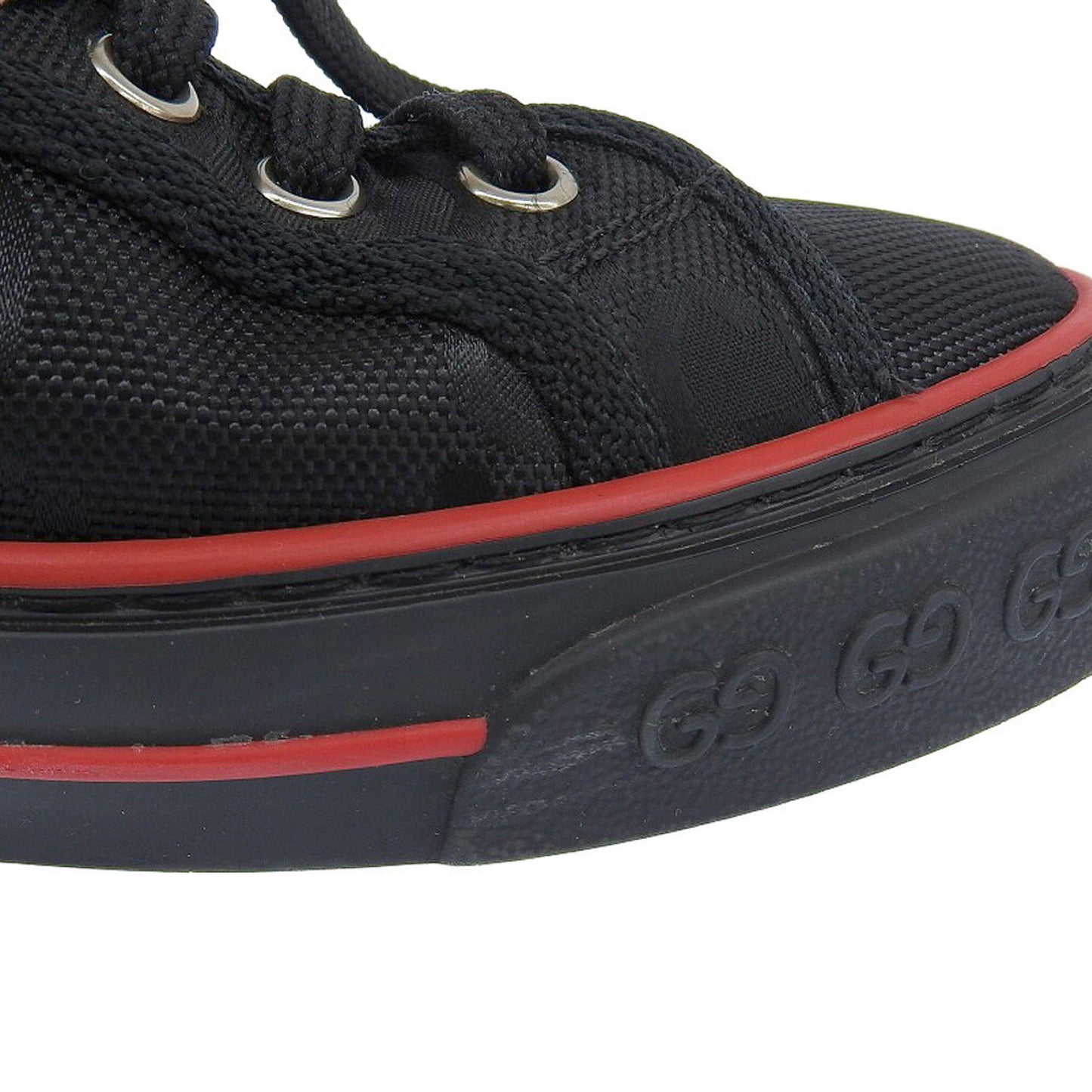 Gucci Shelly Line Gg Canvas Tennis 1977 Off The Grid Shoes Black 6 629242 H9H70 1072