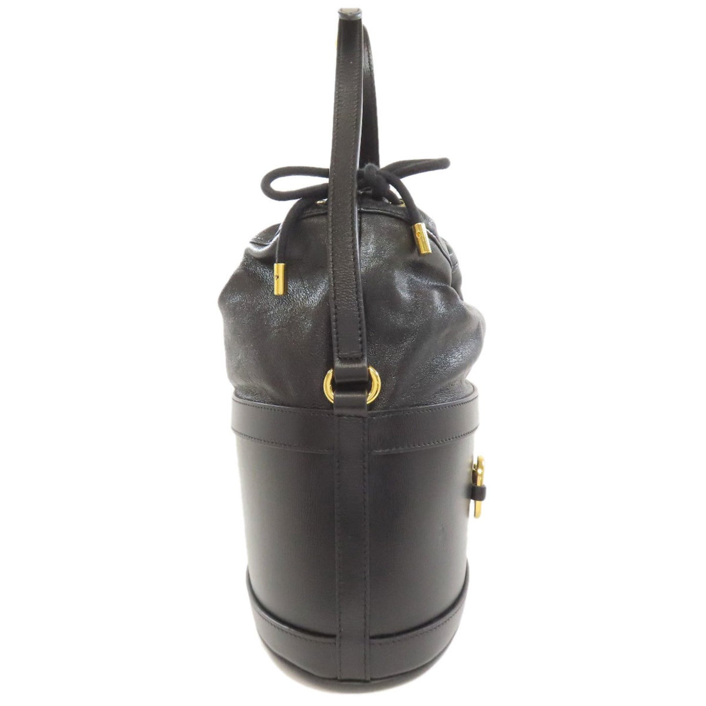 Gucci 602118 Horsebit Bucket Bag Tote Leather