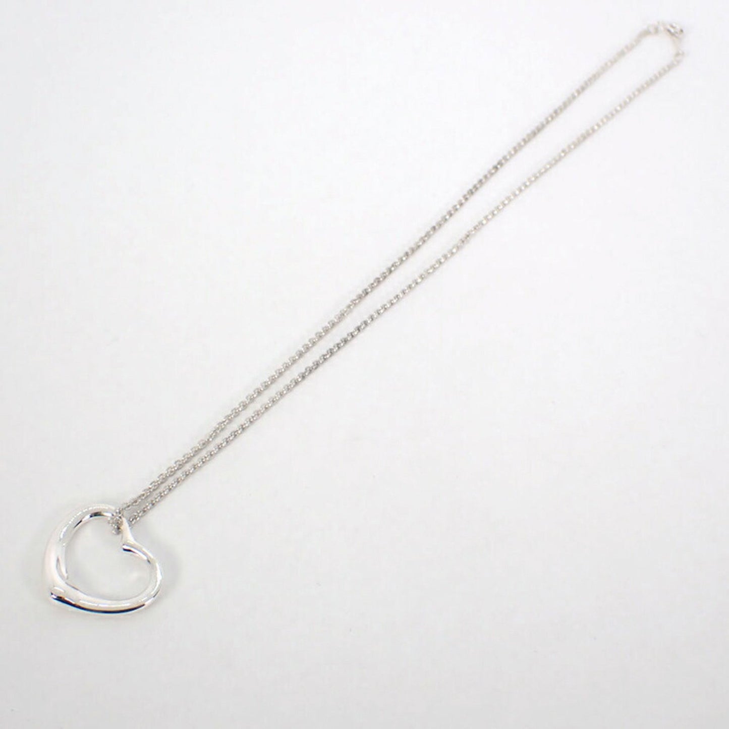 Tiffany 925 Heart Pendant Necklace
