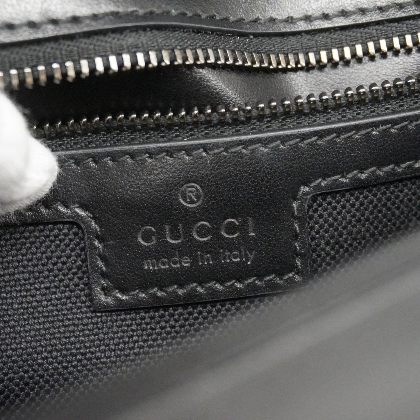 Gucci Gg Marmont Shoulder Bag 443497 Leather Black