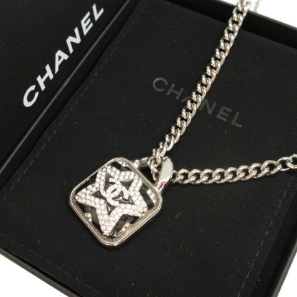 Chanel A23K Coco Mark Metal Stone Star Pendant Necklace 1449Chanel