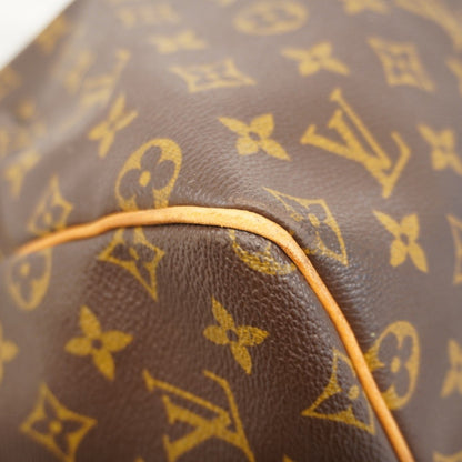 Louis Vuitton Monogram Keepall 55 Boston Bag M41424 Brown
