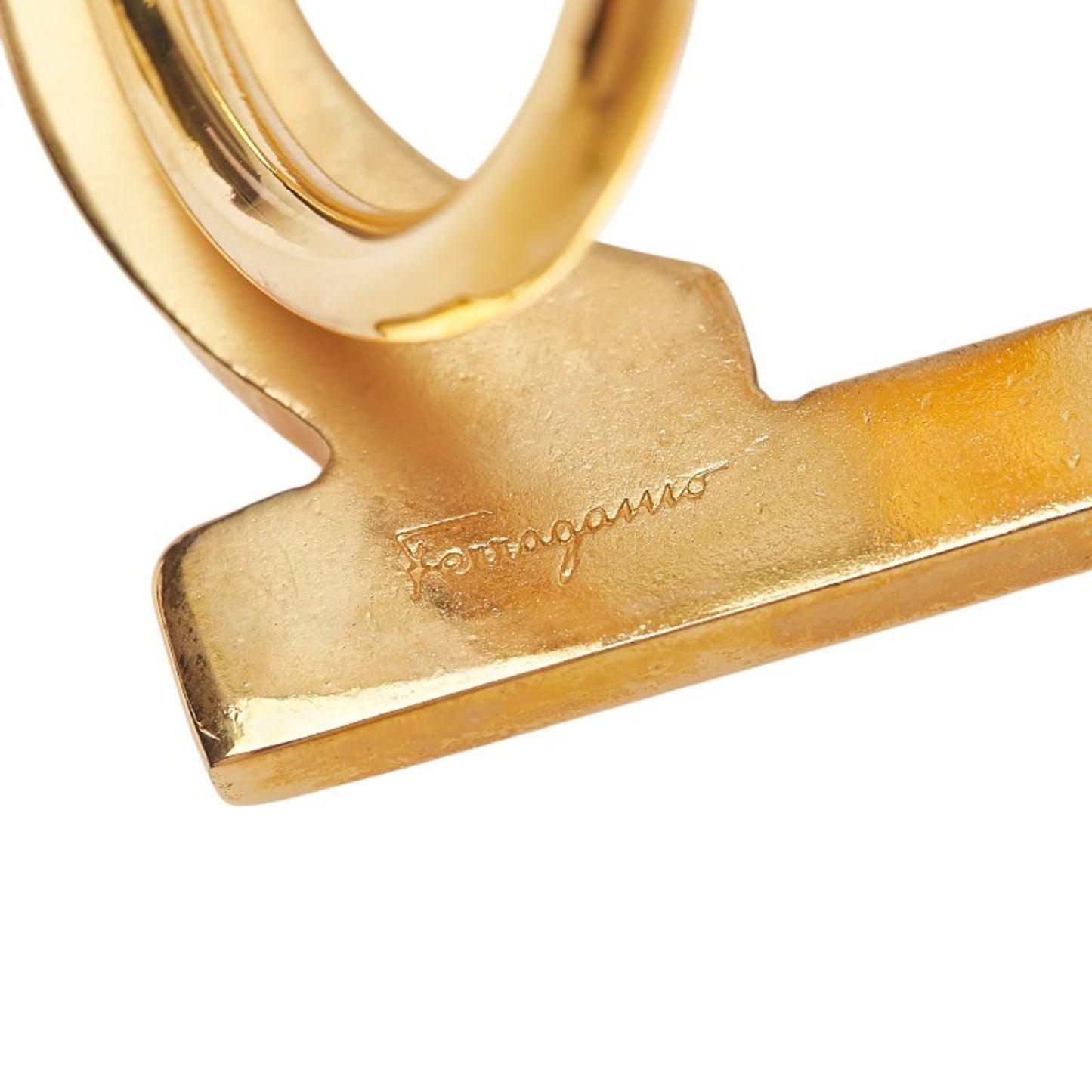 Salvatore Ferragamo Gancini Scarf Ring