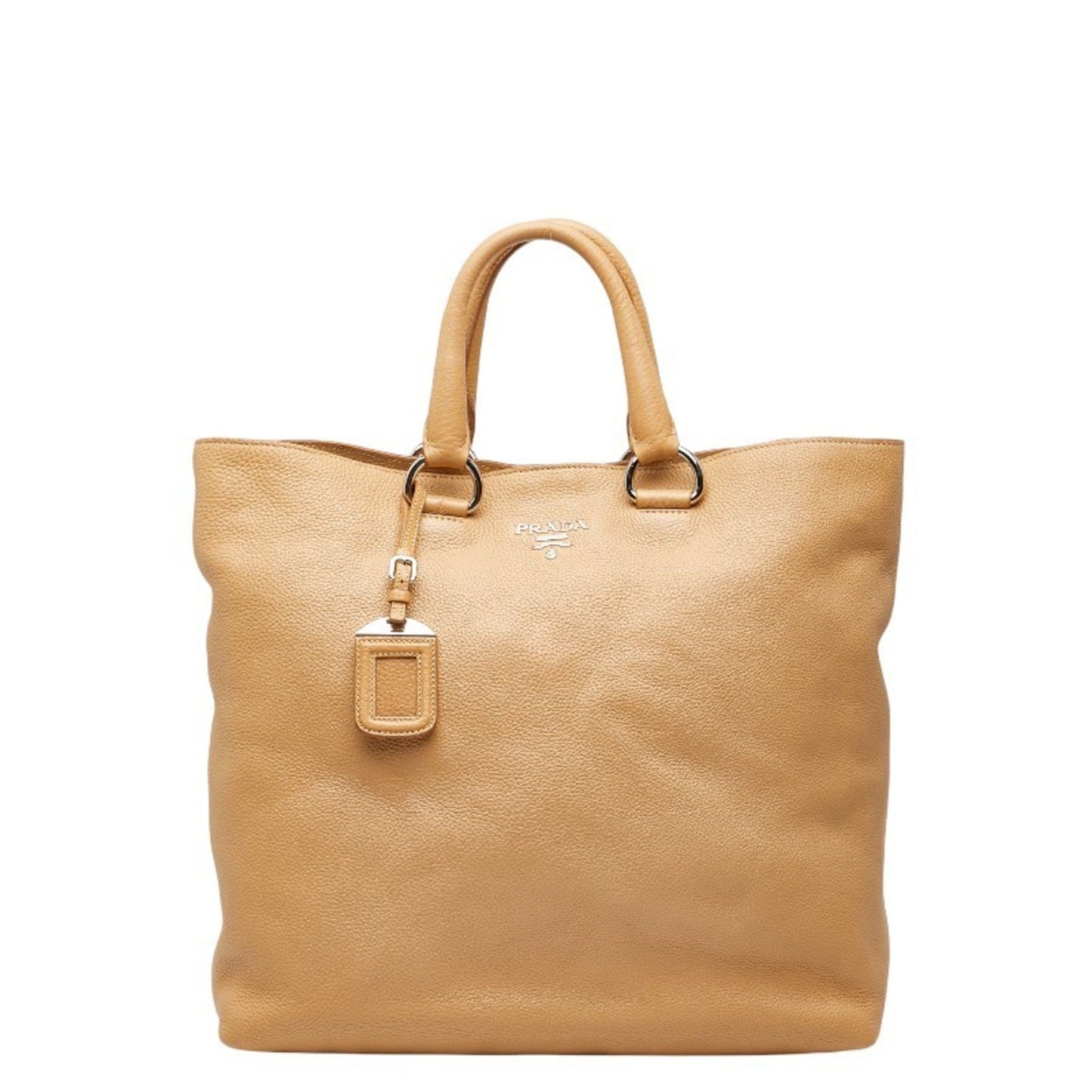 Prada Handbag Bn1713 Beige Leather