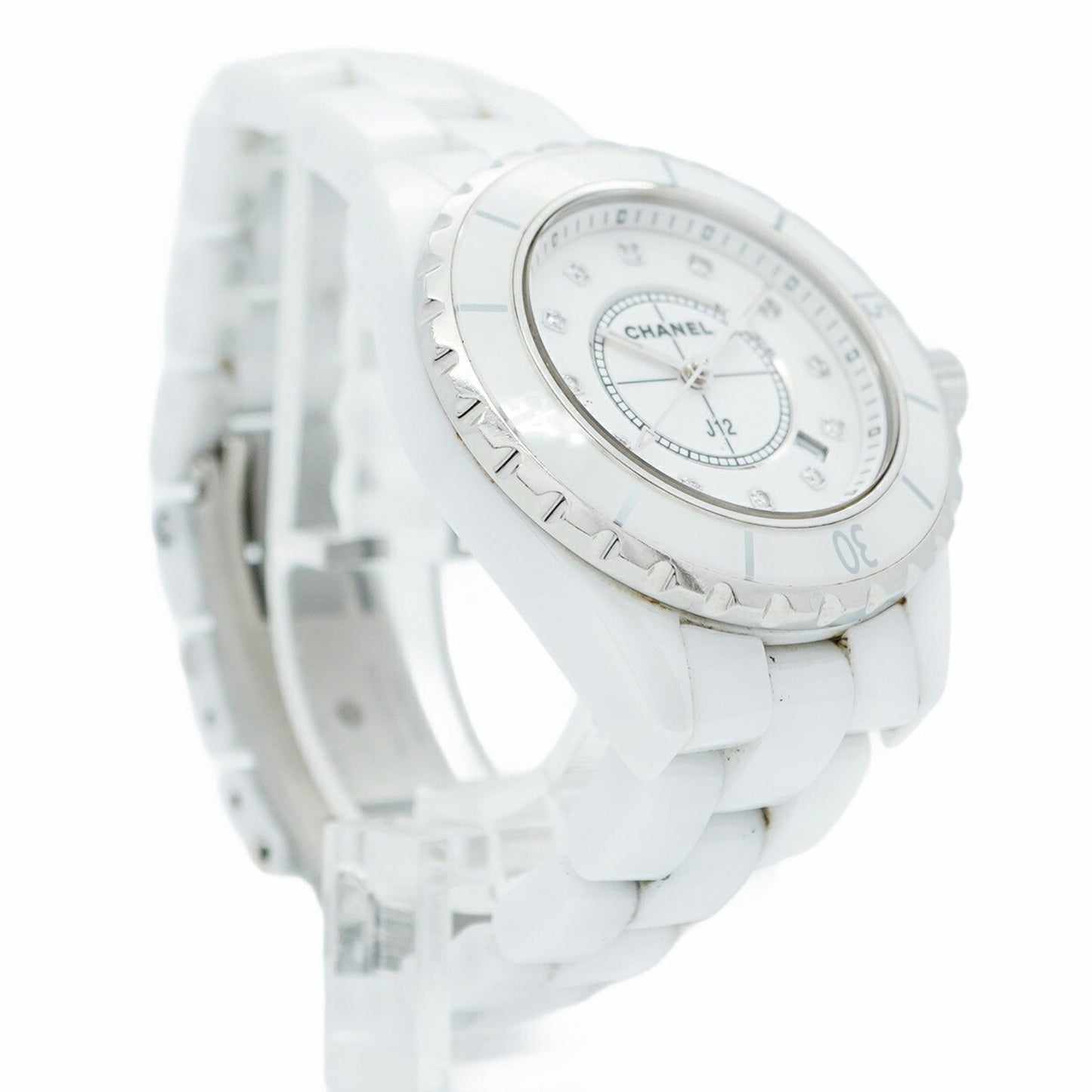 Chanel J12 H1628 White Dial